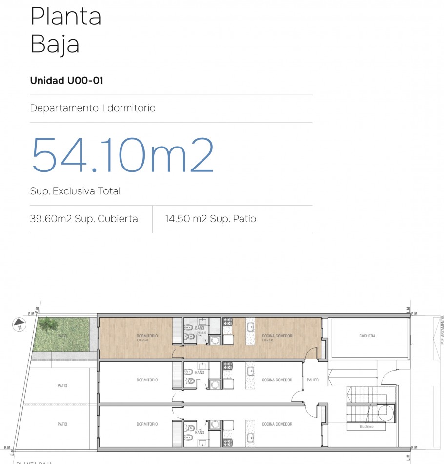 DEPARTAMENTOS EN BARRIO SARGENTO CABRAL