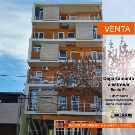 Venta departamento 2 dormitorios a estrenar CON COCHERA