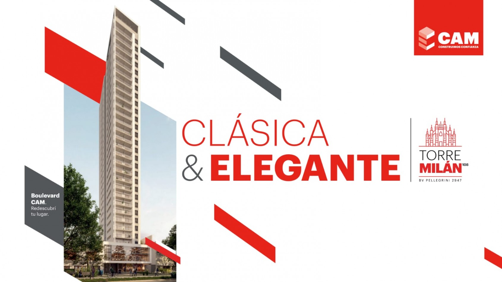 Dpto 2 Dorm sobre Boulevard ! Torre MILAN